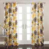 Leah Room Darkening Window Curtain Set