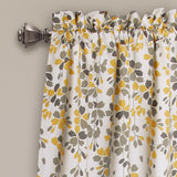 Weeping Flower Room Darkening Window Curtain Set