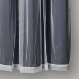 Grommet Sheer With Insulated Blackout Lining Curtain Panel Set