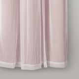Grommet Sheer With Insulated Blackout Lining Curtain Panel Set