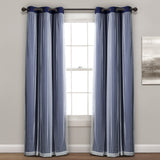 Grommet Sheer With Insulated Blackout Lining Curtain Panel Set