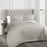Ava Diamond Oversized Cotton Quilt 3 Piece Set