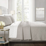 Ava Diamond Oversized Cotton Quilt 3 Piece Set