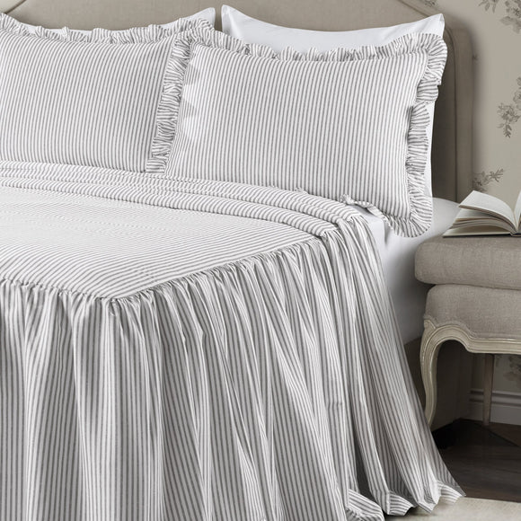 Ticking Stripe Bedspread Set