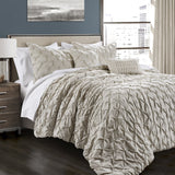 Ravello Pintuck 5 Piece Comforter Set