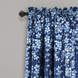 Weeping Flower Room Darkening Window Curtain Set