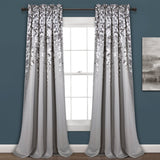 Weeping Flower Room Darkening Window Curtain Set