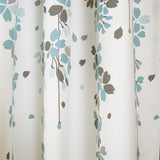 Weeping Flower Room Darkening Window Curtain Set