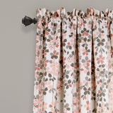 Weeping Flower Room Darkening Window Curtain Set