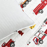 Make-A-Wish Fire Truck Quilt Set