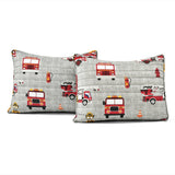 Make-A-Wish Fire Truck Quilt Set