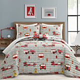 Make-A-Wish Fire Truck Quilt Set