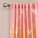 Make-A-Wish Dandelion Fairy Ombre Window Curtain Panel Set