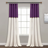 Linen Button Window Curtain Panel