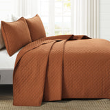 Ava Diamond Oversized Cotton Quilt 3 Piece Set
