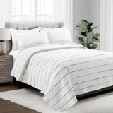 PRE-ORDER: Ombre Stripe Yarn Dyed Cotton Oversized Blanket/Coverlet