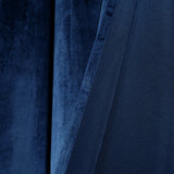 Prima Velvet Solid Room Darkening Window Curtain Panel Set