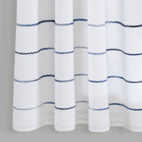 Ombre Stripe Yarn Dyed Cotton Window Curtain Panel Set