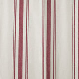 Farmhouse Stripe Yarn Dyed Recycled Cotton Window Curtain Panel Set