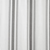 Farmhouse Stripe Yarn Dyed Recycled Cotton Window Curtain Panel Set
