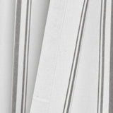 Farmhouse Stripe Yarn Dyed Recycled Cotton Window Curtain Panel Set