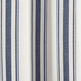 Farmhouse Stripe Yarn Dyed Recycled Cotton Window Curtain Panel Set