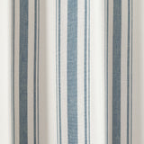 Farmhouse Stripe Yarn Dyed Recycled Cotton Window Curtain Panel Set