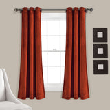 Prima Velvet Solid Room Darkening Window Curtain Panel Set