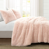 Emma Faux Fur Comforter Set