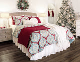 Ava Diamond Oversized Cotton Quilt 3 Piece Set