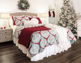 Harley Damask Reversible 5 Piece Comforter Set