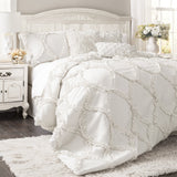 Bedding Bundle: Avon Comforter Set + Greenville Quilt - Full/Queen