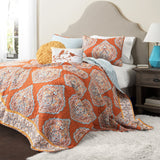 Bedding Bundle: Harley Quilt Set + Boho Tassel Comforter - King
