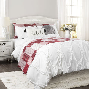 Bedding Bundle: Avon Comforter Set + Greenville Quilt - King