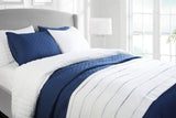 PRE-ORDER: Ombre Stripe Yarn Dyed Cotton Oversized Blanket/Coverlet