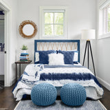 Bedding Bundle: Jane Shibori Quilt Set + Farmhouse Seersucker Comforter - King